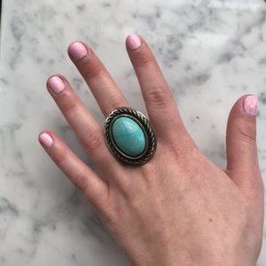 Turquoise stone ring